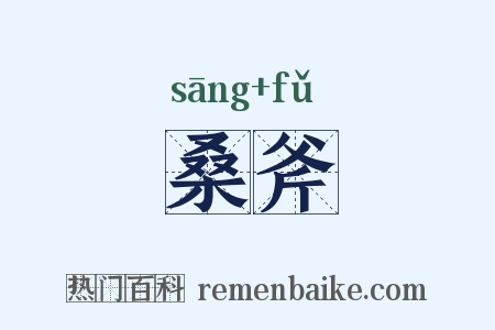 桑斧是什么意思的图片
